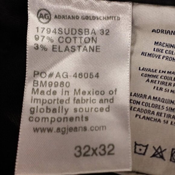 Adriano Goldschmied jeans The Everett slim straight men's 32x32 black - Picture 12 of 12